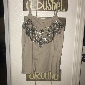 Hollister sequins top